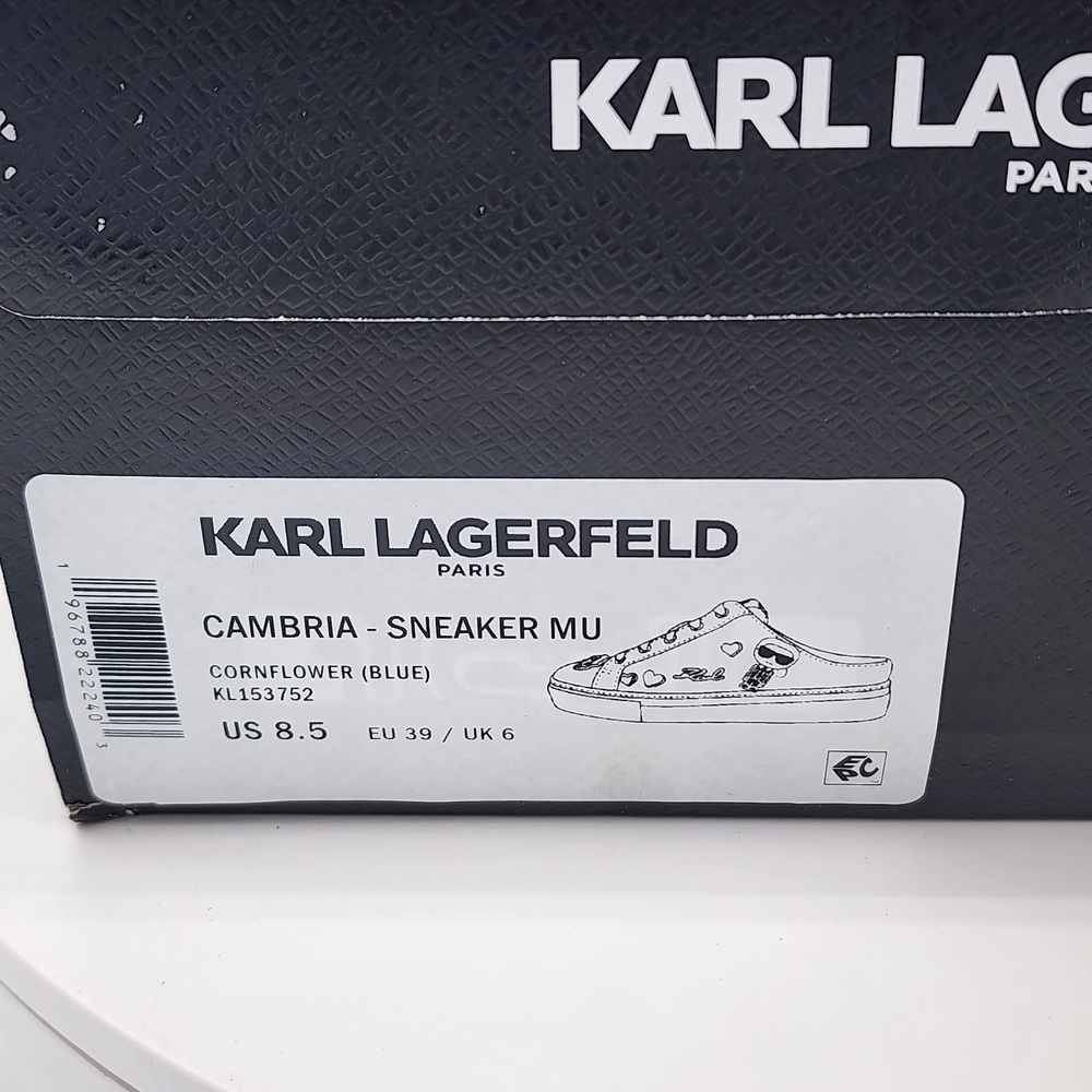 NEW - Karl Lagerfeld Paris Cambria Mule Women's Slip-On Sneakers- Size 8.5 - Picture 10 of 10
